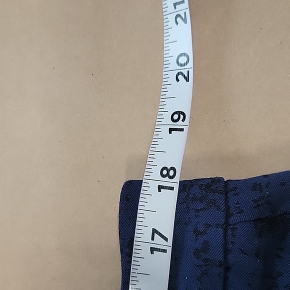 Calvin Klein Size 14 Blue with Black 'Distressing' Pants, Gently Used Condition - Picture 8 of 14